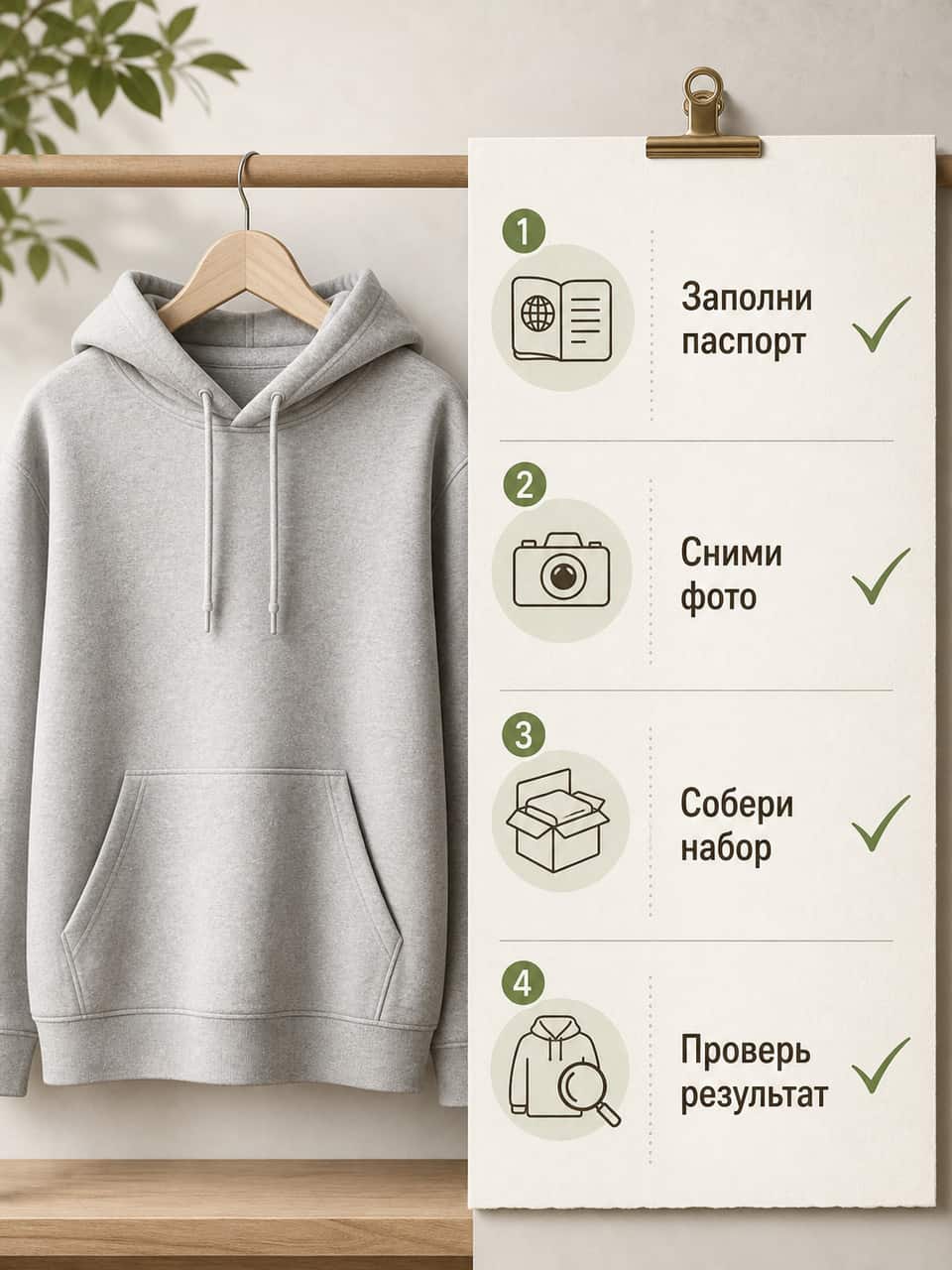 ] ## Где начинается платное После приветственного бонуса набор стоит 70 токенов. Эквивалент от 146 рублей получается только при минимальной цене токена на тарифе «Компания». Перегенерация одного уже созданного кадра стоит 30 токенов. Логика такая. Бесплатный набор нужен, чтобы ты оценил качество на своём товаре. Понравилось, продолжаешь за деньги. Не понравилось, ничего не теряешь и не оставляешь карту. Фотостудия и видеообложка доступны как отдельные инструменты. Их результаты также требуют проверки фактов, изображения и требований площадки. Автопубликации нет. Сначала смотришь результат и явно подтверждаешь действие. В подключённый магазин WB карточки можно отправить по кнопке, а для Ozon и Яндекс Маркета пока скачиваешь готовые файлы и загружаешь вручную. ## Как выжать максимум из бесплатного Дам практические шаги. Они помогают снять с бесплатного объёма всё, что можно. Первое: заполни паспорт товара до конца. Чем больше подтверждённых фактов, тем точнее и слайды, и SEO-текст. Пустой паспорт даёт пустой результат. Второе: подготовь чёткие фото заранее. Мутный или тёмный исходник усложняет проверку формы, цвета и деталей результата. Третье: потрать 70 бонусных токенов на главный товар. Не распыляй приветственный бонус на второстепенные позиции. Проверь механику на том, что реально продаёт. Четвёртое: SEO-описание, которое сейчас стоит 0 токенов, можно подготовить для нужных карточек. Перед публикацией сверь факты, формулировки и требования площадки. [ФОТО →